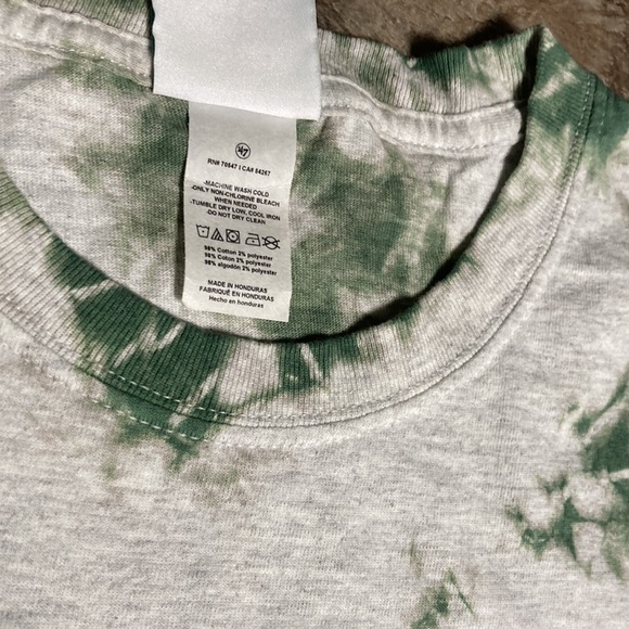 NWT Michigan State Spartans Tie Dye Effect Short Sleeve T Shirt - Picture 4 of 5